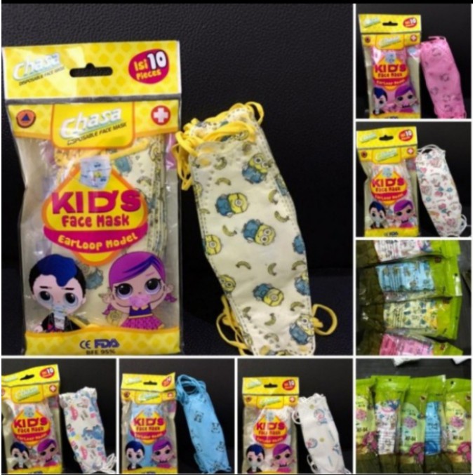 Masker Anak KF94 Karakter