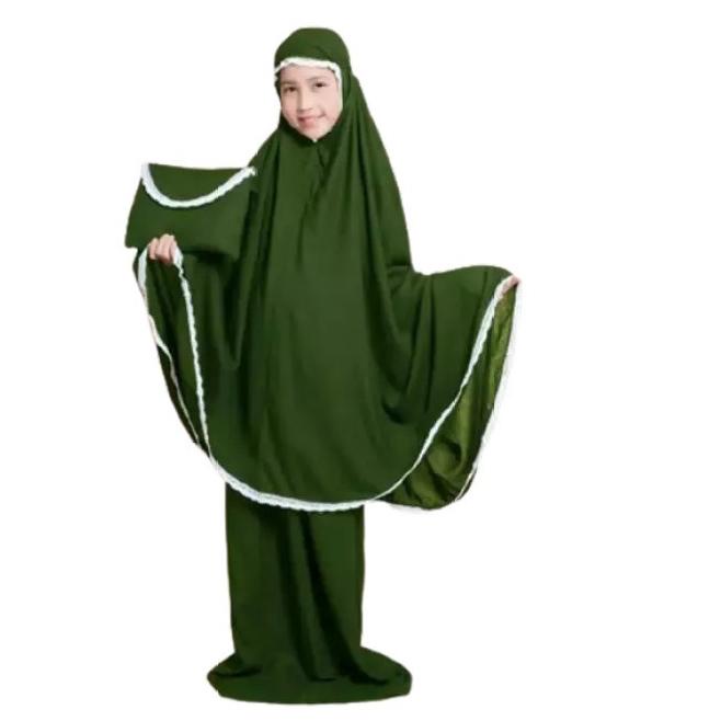 "KBJ.17Ma22ᴼ" - MUKENAH ANAK POLOS BALI RENDA TAS - MUKENAH TRAVELING SD SMP - MUKENA ANAK IMPORT BA