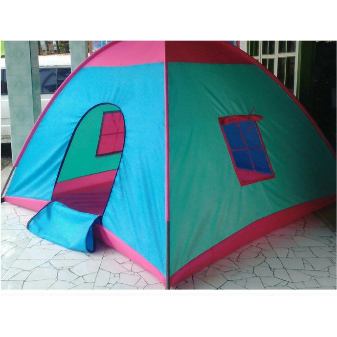 BEST SELLER.... TENDA MAINAN ANAK (INDOOR) UK. 140X140 tenda camping rumah muat 4 anak TK