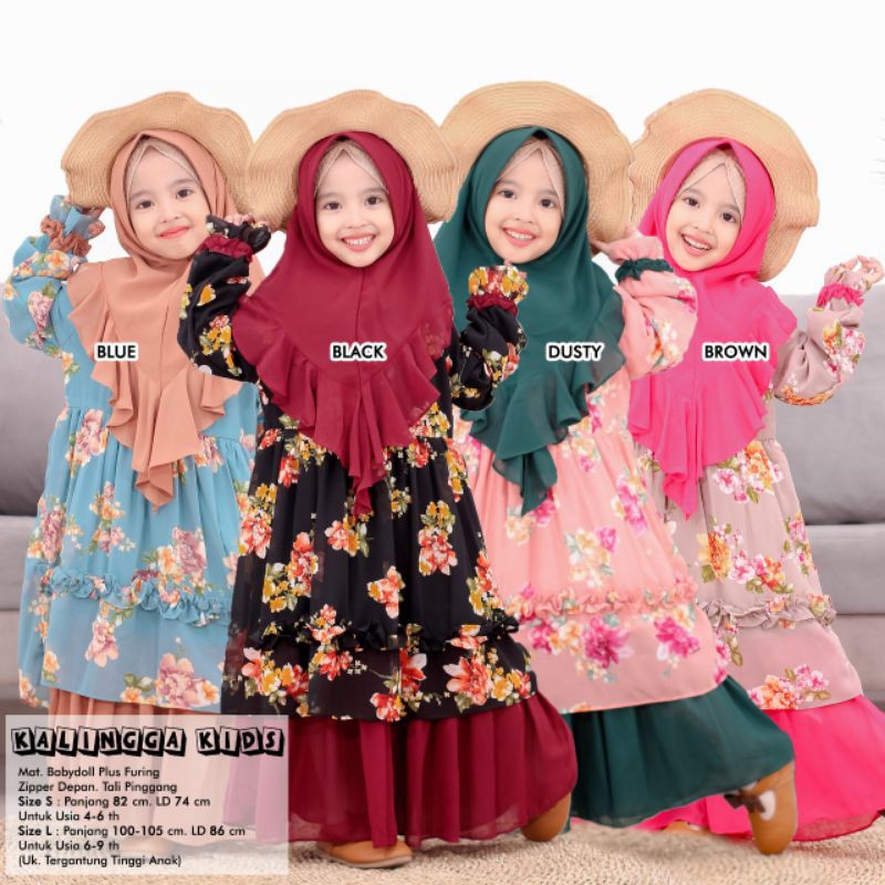 KALINGGA KIDS NIA RUMAISHA || Gamis Anak Syari