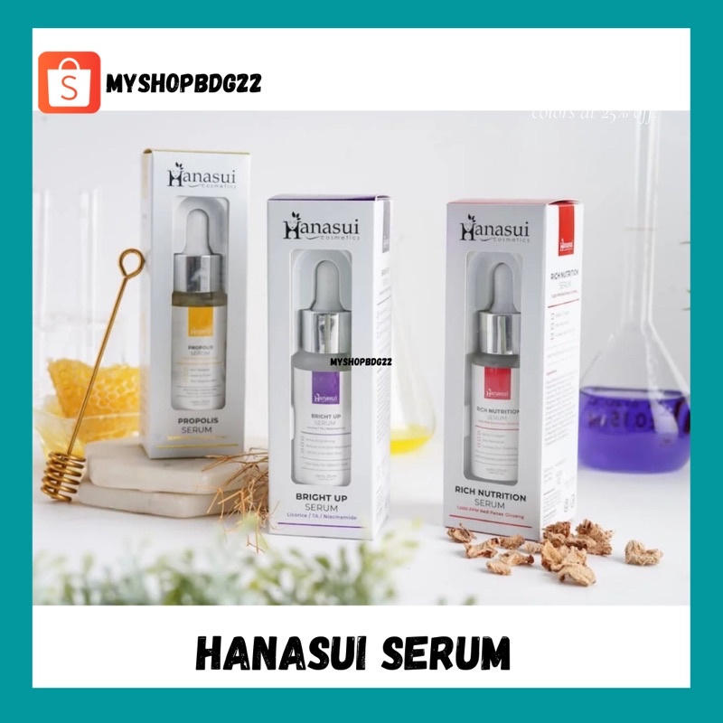 Hanasui propolis serum / Hanasui bright Up serum / Serum Hanasui / Serum pencerah wajah