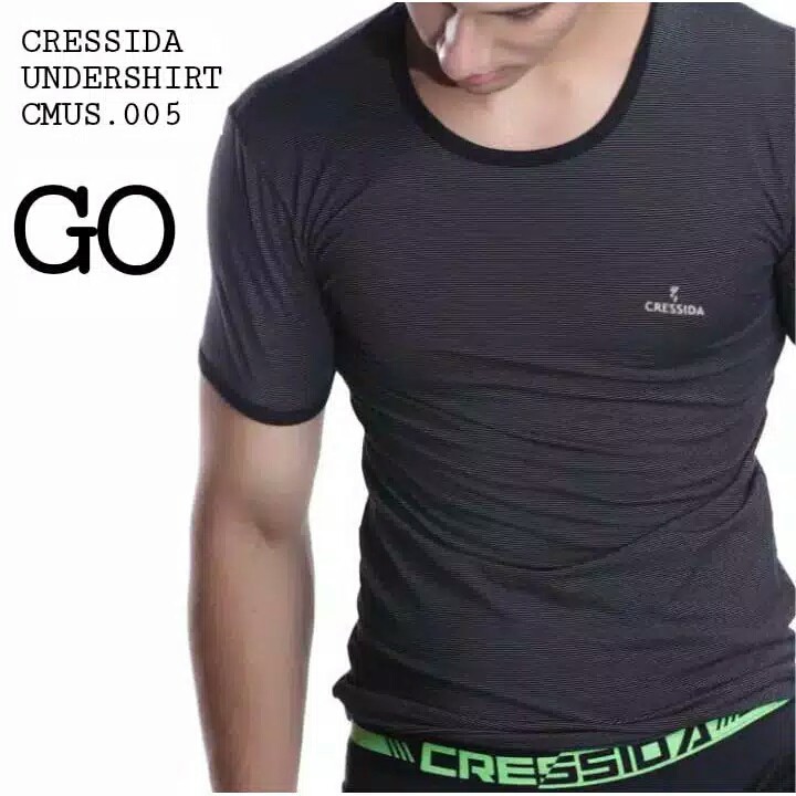 bego CRESSIDA-CMUS.005 SINGLET SALUR PRIA cressida kaos dalam pria cressida 100% original