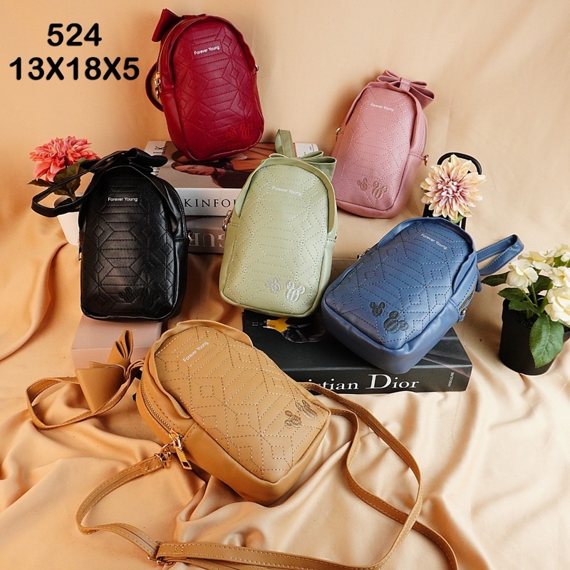 DOMPET TAS WANITA SLING BAG HP IMPORT