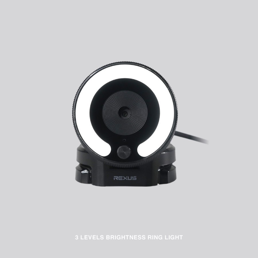 Rexus Webcam Stream Alva II SW-RX03 With Mic + Ring Light Alva 2