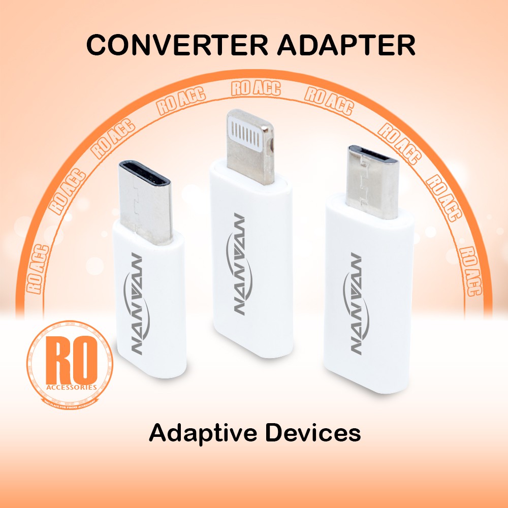 [RO ACC] NVN-C1 NANVAN SAMBUNGAN KONEKTOR CONVERTER CHARGER HP ALL VARIAN