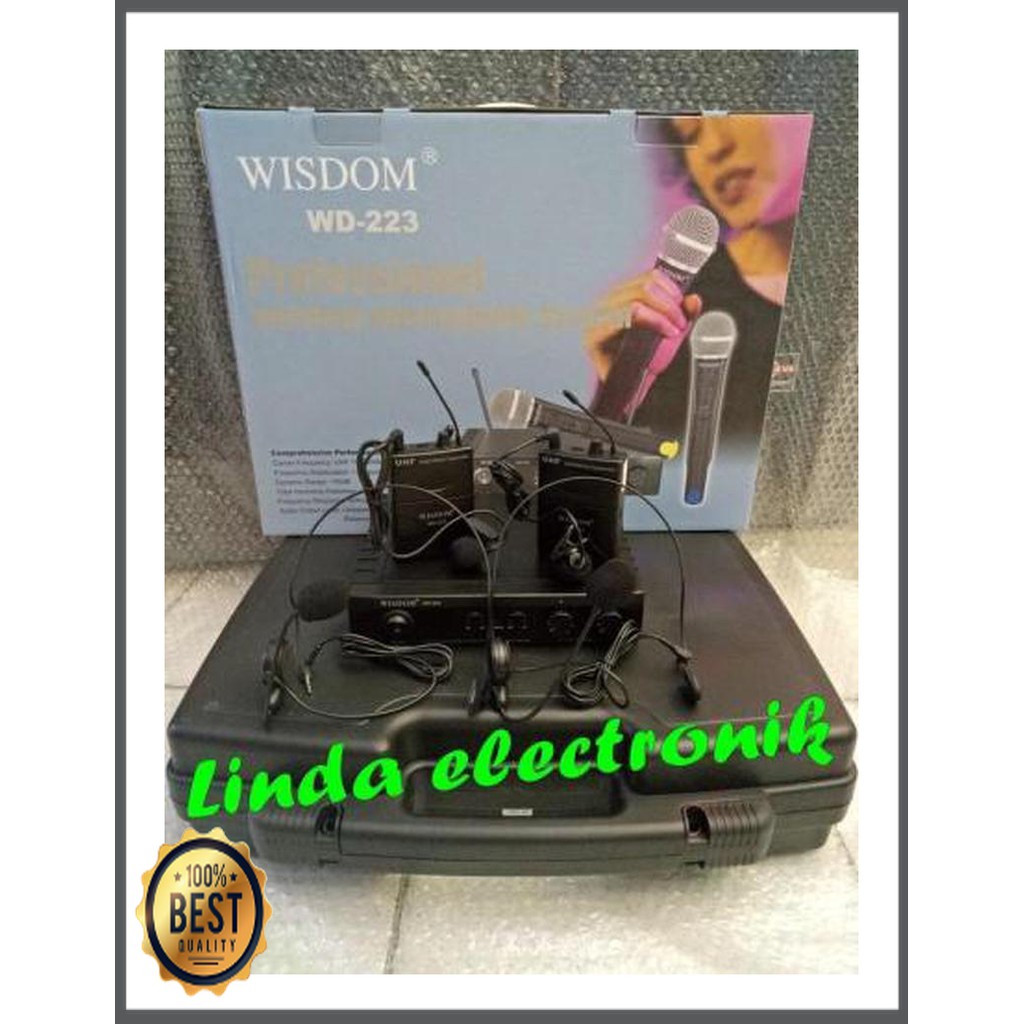 Mishad Shop -  Mic wireless wisdom wd223 GU-5117-1871