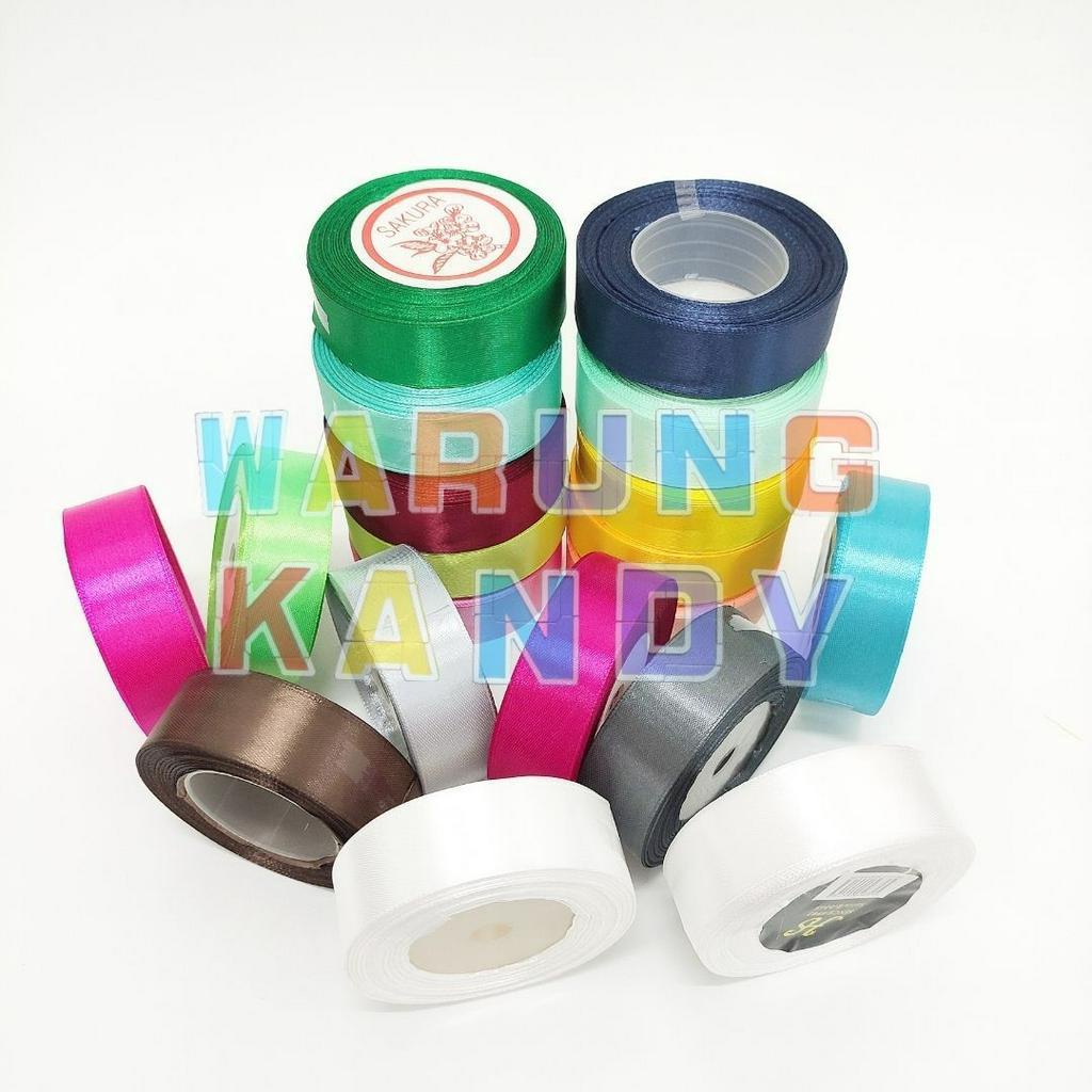 

RB Pita Saten Satin 1 Inch / 2,5cm ~ PAK 10roll