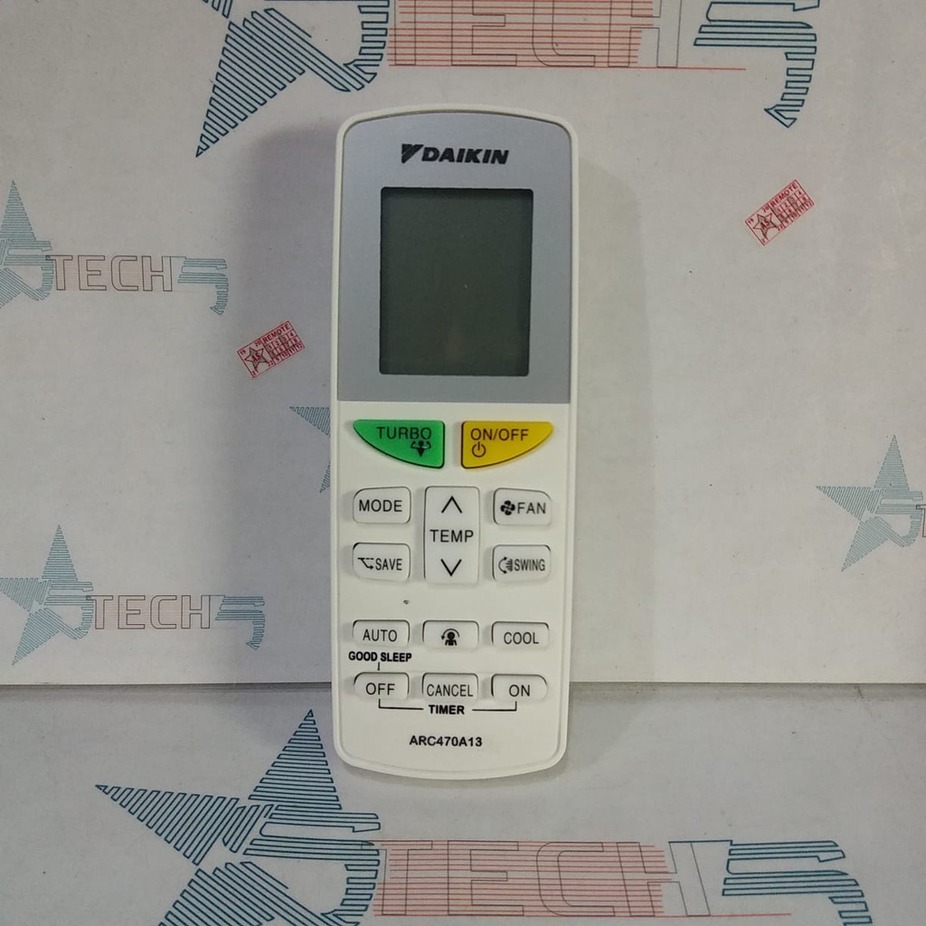 REMOT REMOTE AC DAIKIN ARC470A13 ORIGINAL ASLI KW