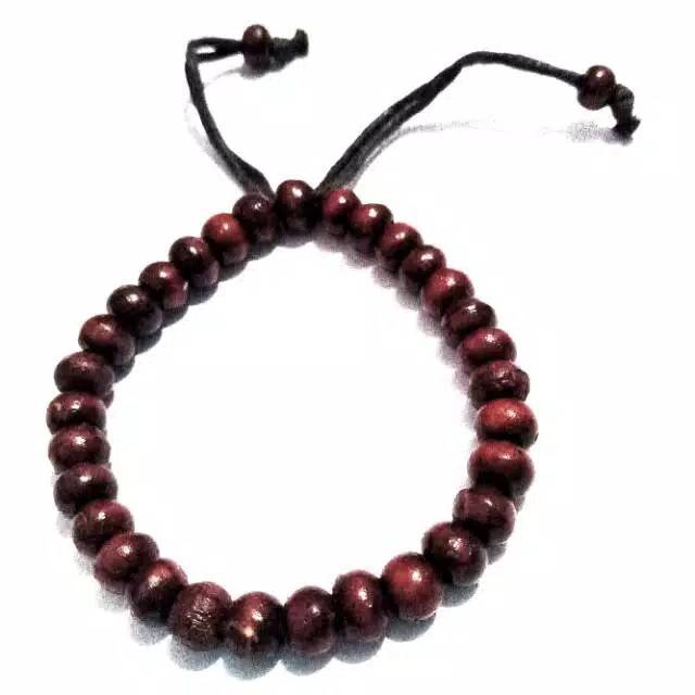 Gelang Kayu Model Tasbih