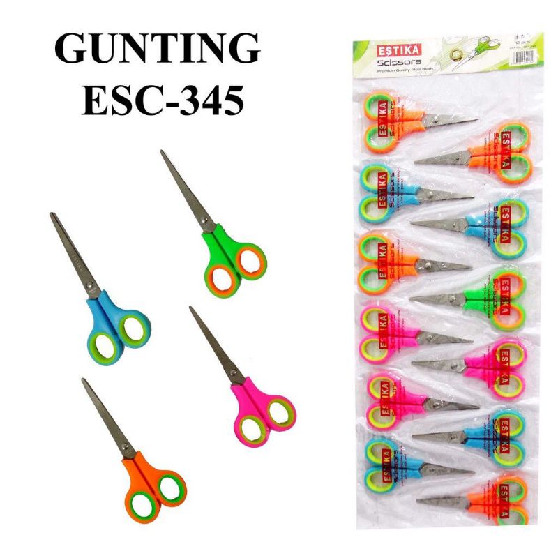 

Gunting kecil estika stainless pemotong kertas Kain 4,5" ESC-345 Harga promo GROSIR murah