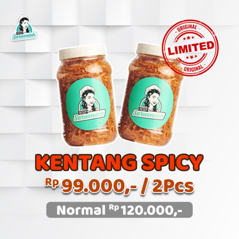 

Paket Double - Kentang Spicy X2Pcs