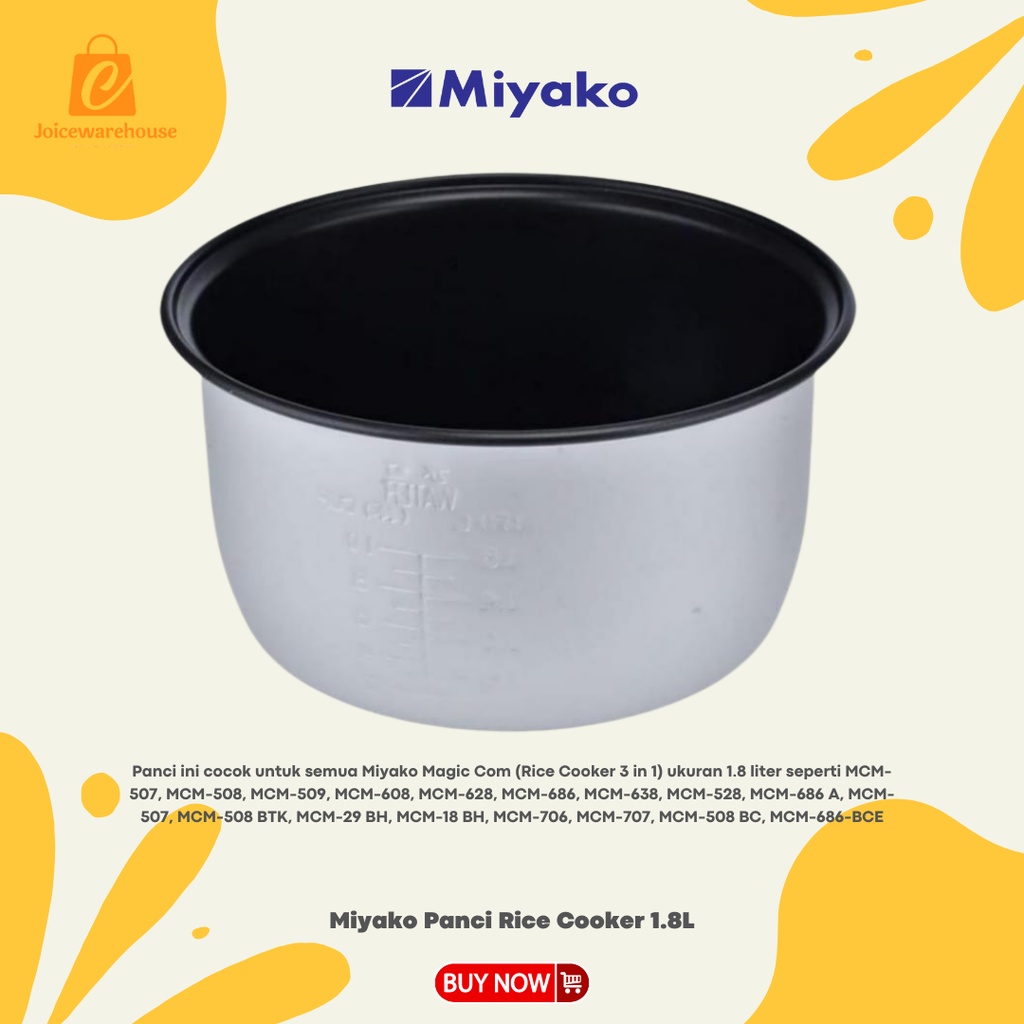 Miyako Panci Rice Cooker 1.8L