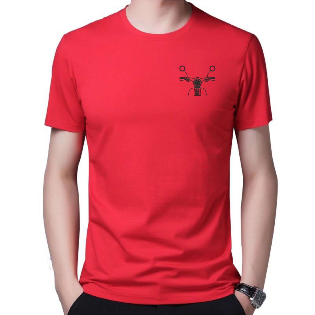 BS/COD/BAJU KAOS TANGAN PANDEK VESPA PRIA REALPICTURE