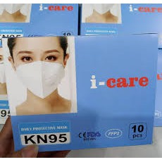 I-CARE DAILY PROTECTIVE MASK KN95 WARNA HITAM