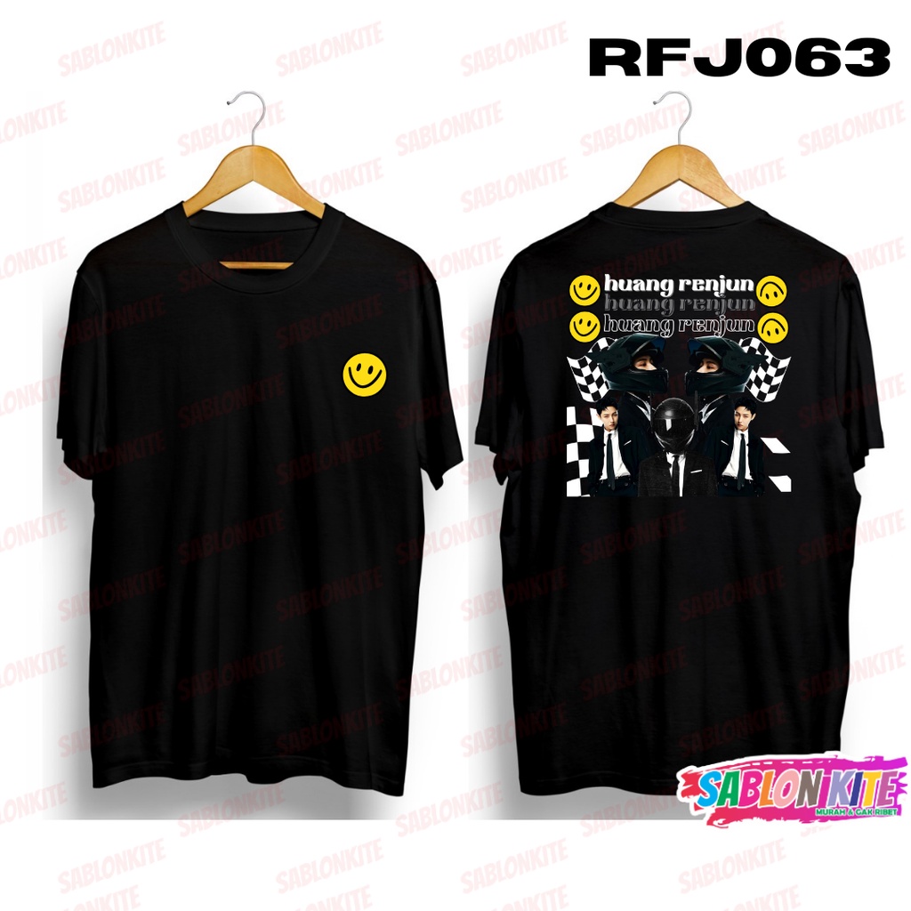 MURAH!!! KAOS NCT DREAM HUANG RENJUN HELMET RFJ062 COMBED 30S