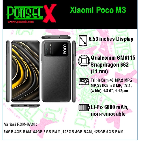 XIAOMI Poco M3 Garansi Resmi