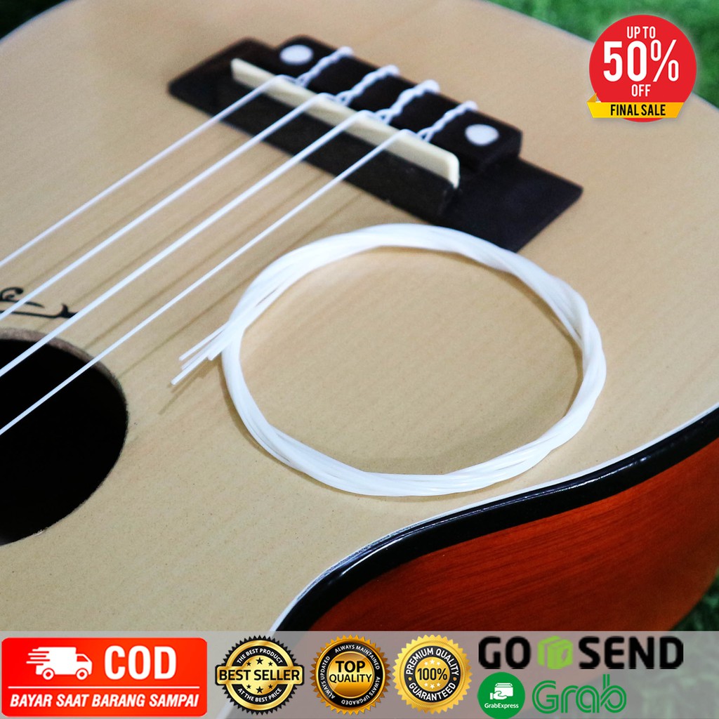 Senar Ukulele Ukulele Kentrung Putih Import