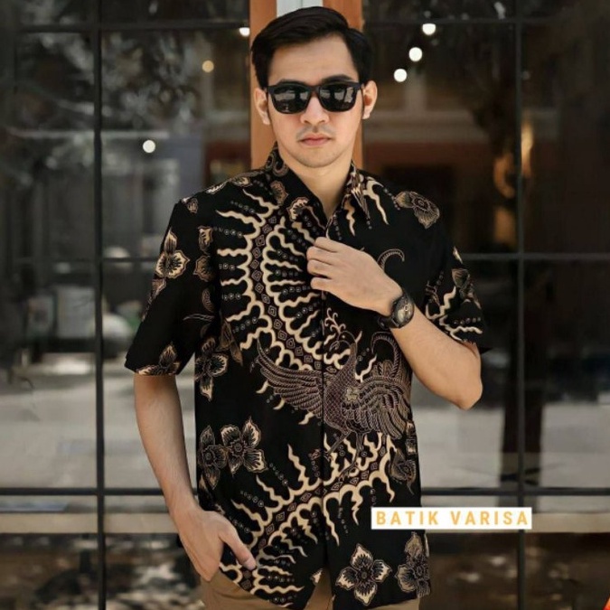 TERBARU Baju Batik Pria Gus Azmi Syubbanul Muslimin Batik Katun Halus Lengan Pendek M L XL XXL