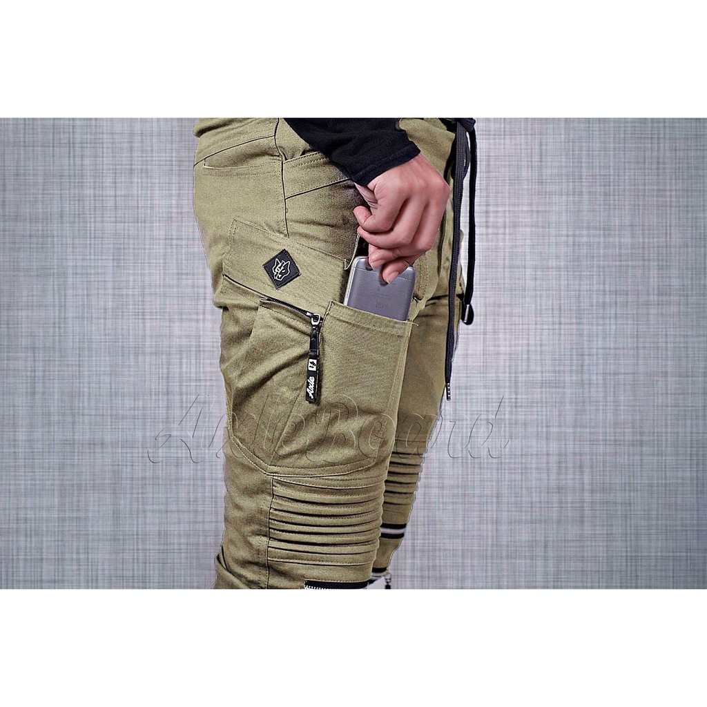 EXCLUSIVE Celana Japan/korean style ( URBAN TWIL BIKER JOGGER PANTS ) 5