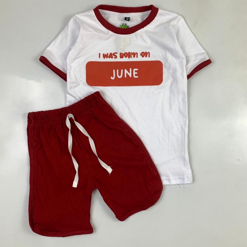 Setelan Anak January - December Unisex I Wash Born Set Pineapple Kids Original Super Premium