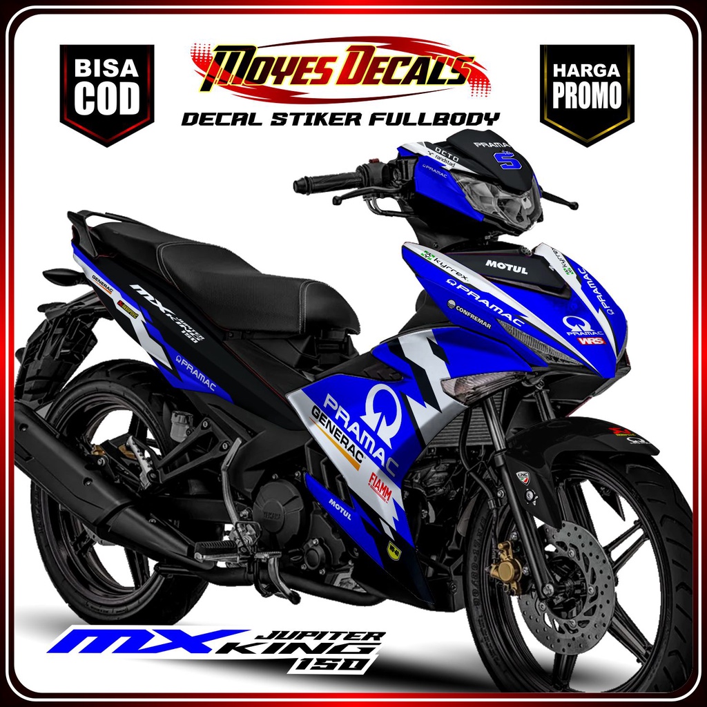 COD decal mx king new/old stiker yamaha mx king baru/lama Sticker decal jupiter mx king, Striping ju