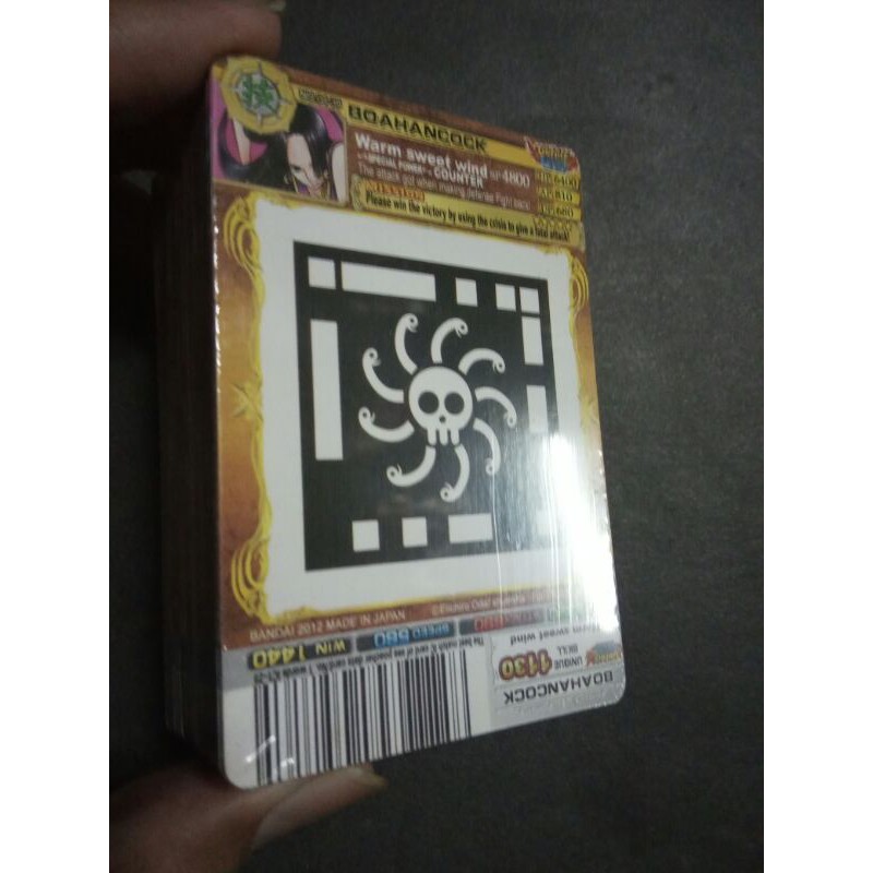 Kartu One Piece Original Bandai Toei Animation 60 Cards (AR, QR Code)