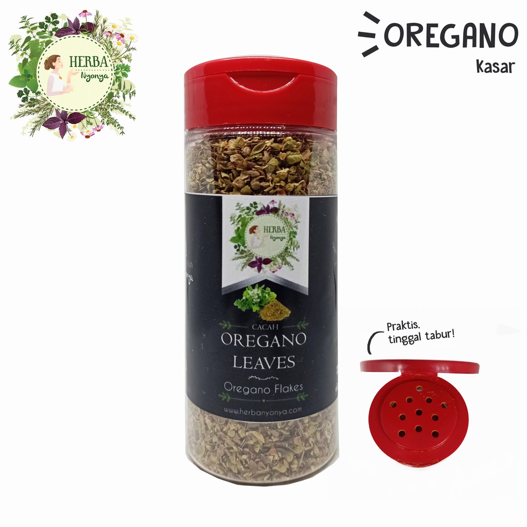 

OREGANO FLAKES TABUR REMPAH - HERBA NYONYA 20 gr