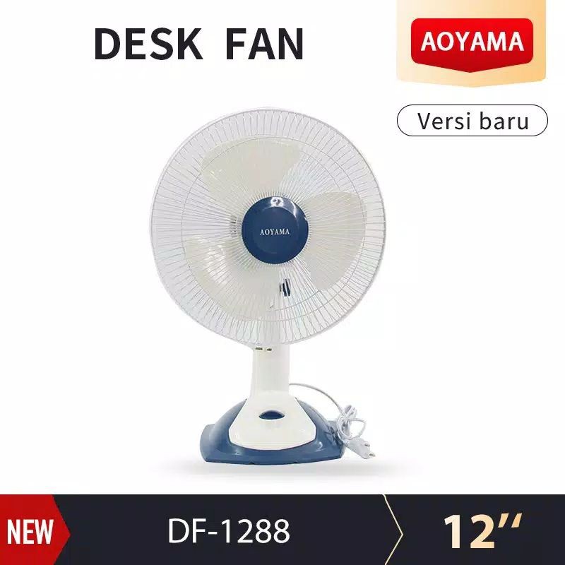 Kipas Angin Meja / Desk Fan Aoyama 12 inch / Kipas Lantai/ Kipas Duduk 12&quot;