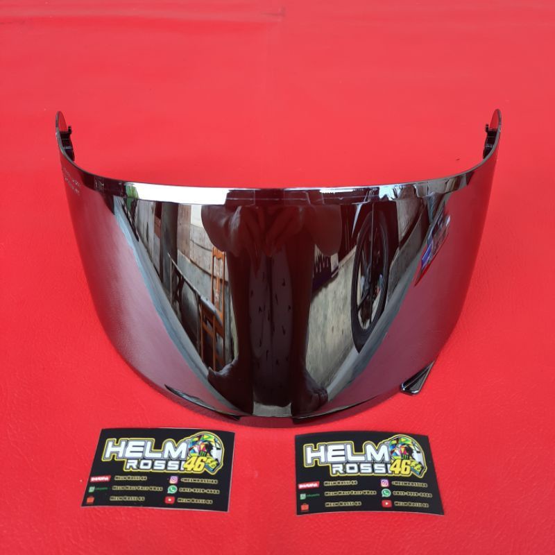 [COD] Distributor Visor Flat Iridium Silver, Blue, Gold, Darksmoke, Clear Bening pnp KYT R10 RC7 K2R