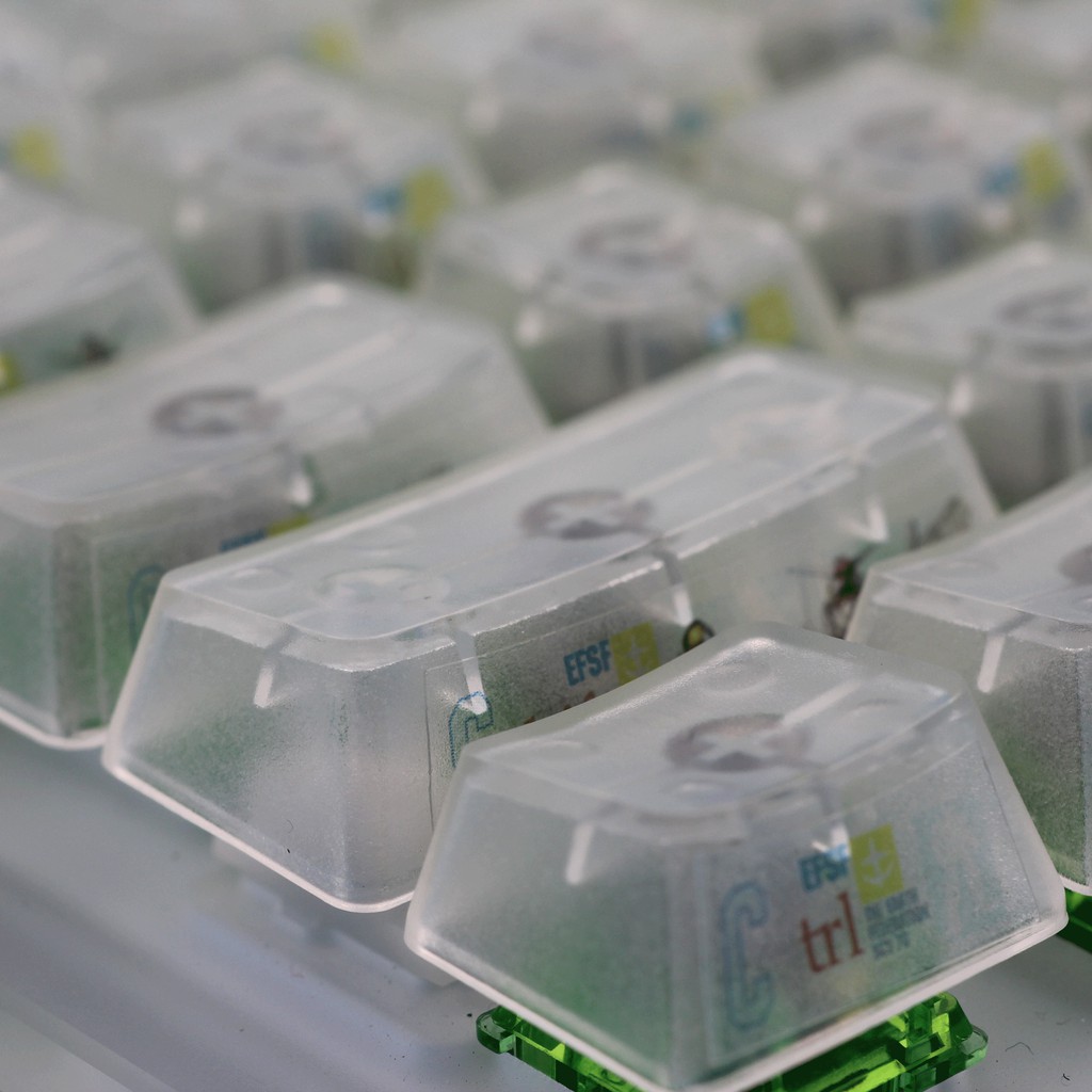 Mechanical keyboards Transparent Sticker on Key Cap Side Lettering Protective film Waterproof Clear Sticker For Keycaps