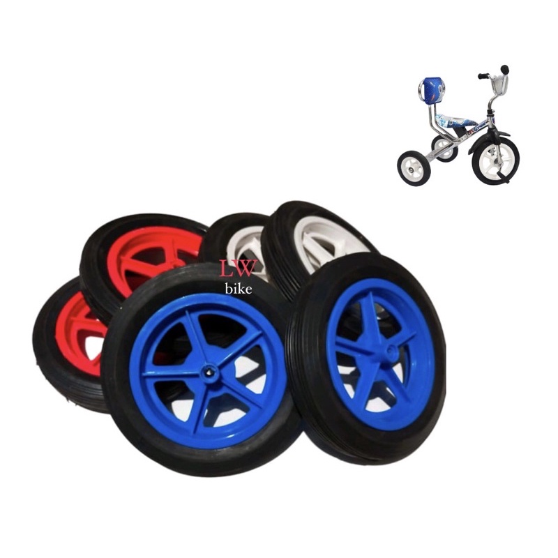 Ban Belakang Roda Tiga / Roda Sinchan / PMB | Ban Mati Sepeda Anak