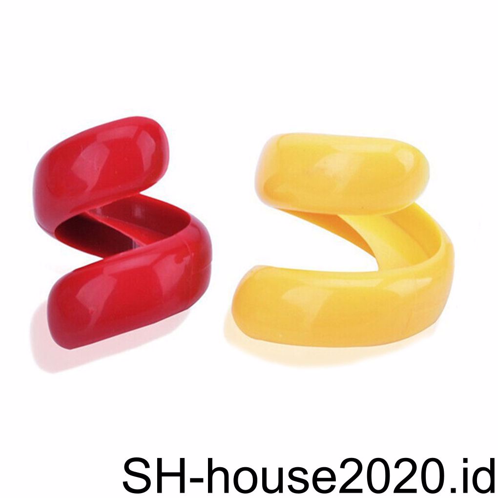 (house2020) 2pcs Alat Pemotong Sosis / Hot Dog / Barbecue Bentuk Spiral