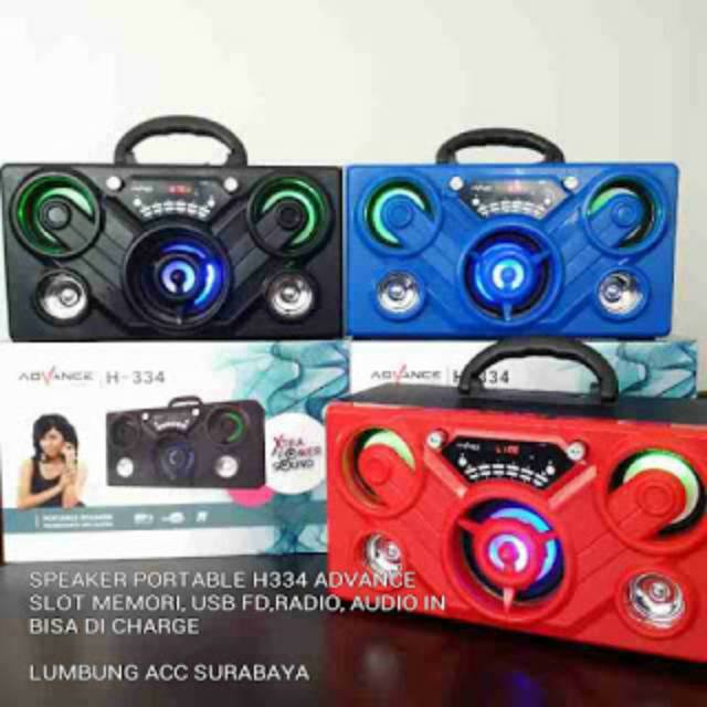 Promo  SPEAKER PORTABLE H334 ADVANCE