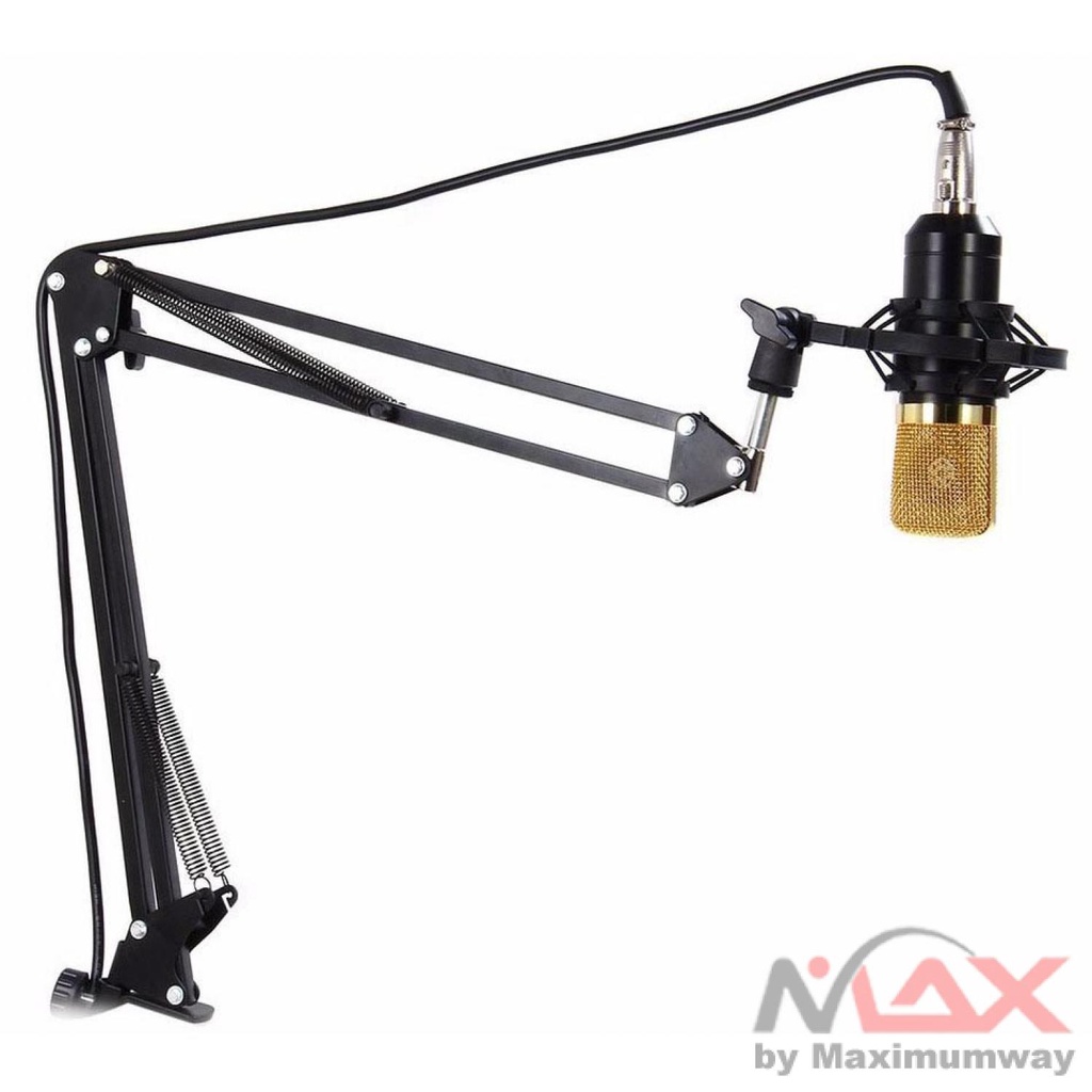 Arm Stand Suspensi Mikrofon Stand mic Jepit Meja Stand Lipat Lazypod Mikropon tripod berdiri