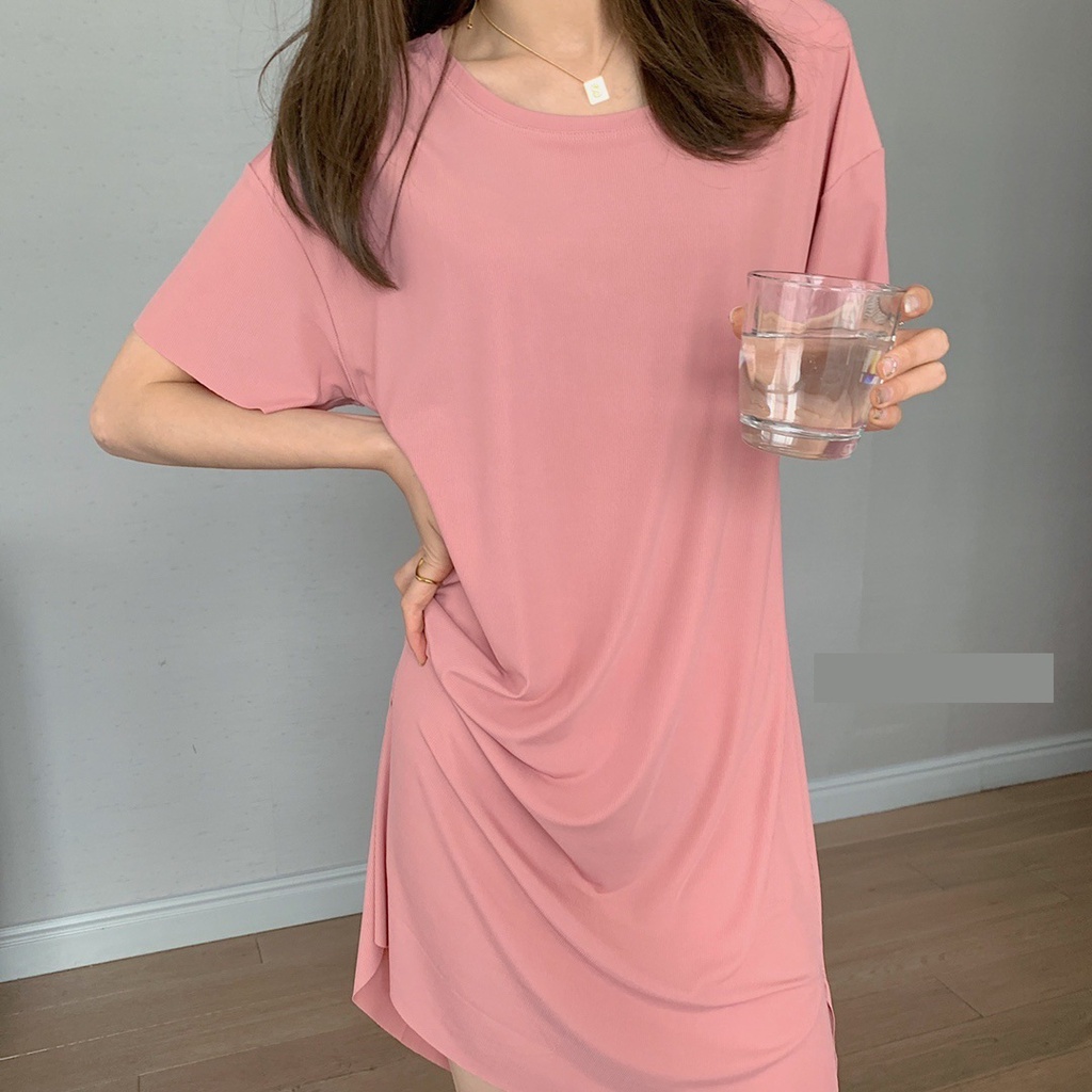 Victoria Pakaian Wanita Import Daster Polos Longgar Fit to XXL 4063