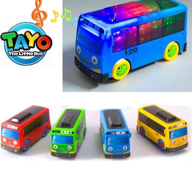 kdr➤ MAINAN MOBIL BUS TAYO MUSIC LAMPU 17271 - KADO MAINAN ANAK COWO kdr➤