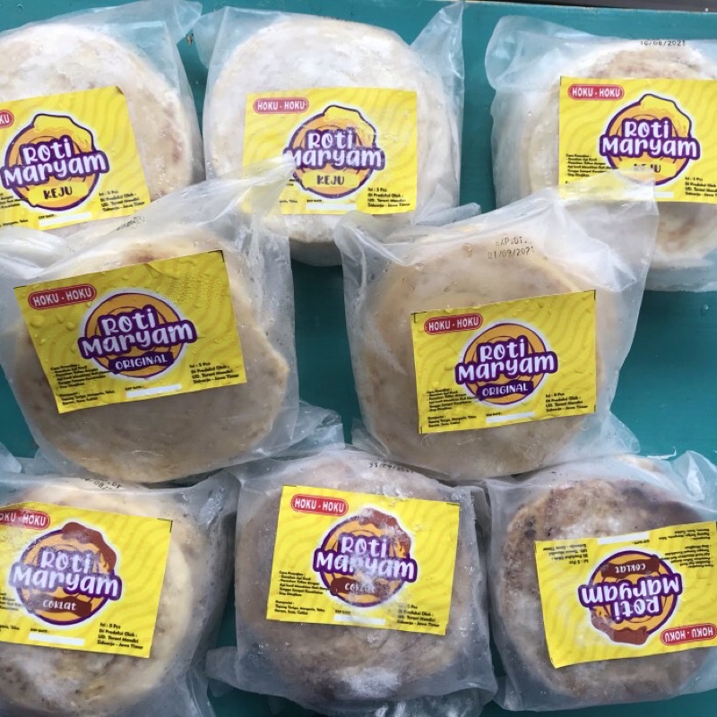 

Hoku Hoku Roti Maryam Original Keju Coklat 350gr 5pcs