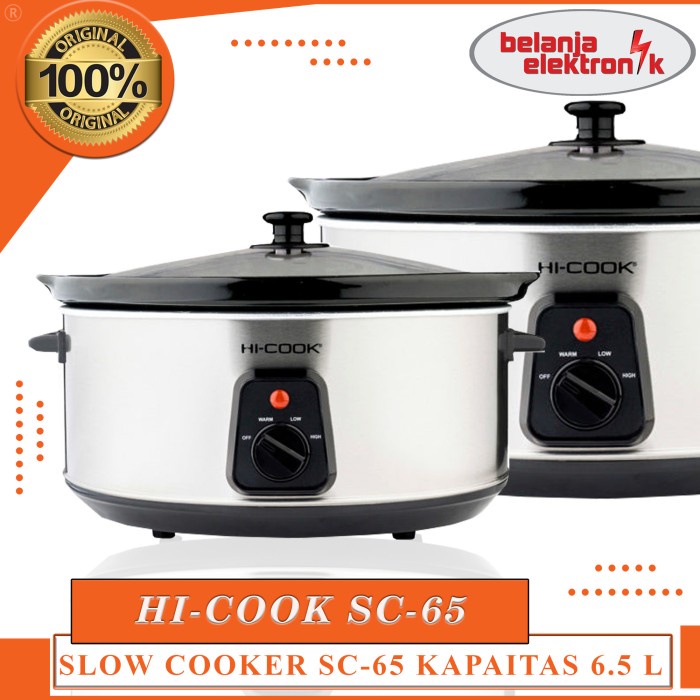 Hi-Cook Slow Cooker 6.5L Sc-65
