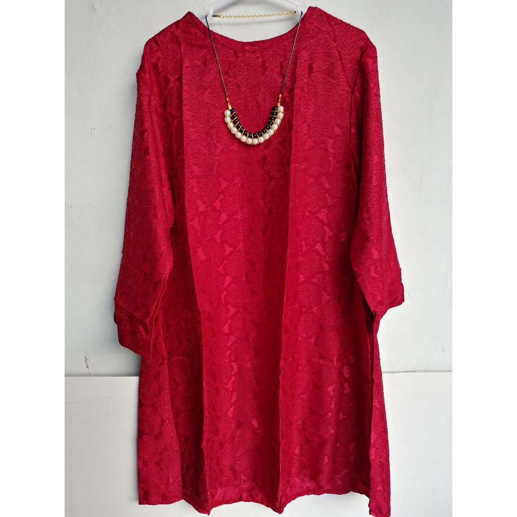 Tunik / Blouse merah maroon