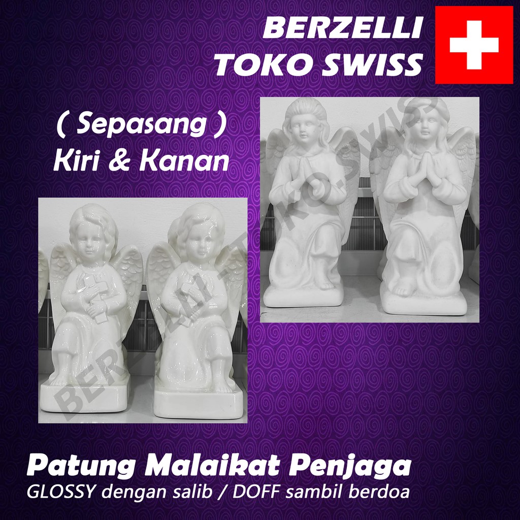 Sepasang Patung Malaikat Penjaga (Kiri & Kanan) Import