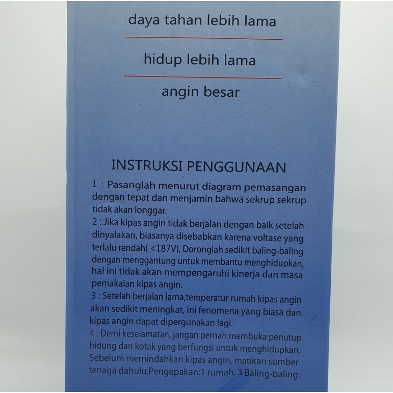 KZK Kipas Jepit 29w 5  Baling2 / Fan Jepit / Kipas Angin