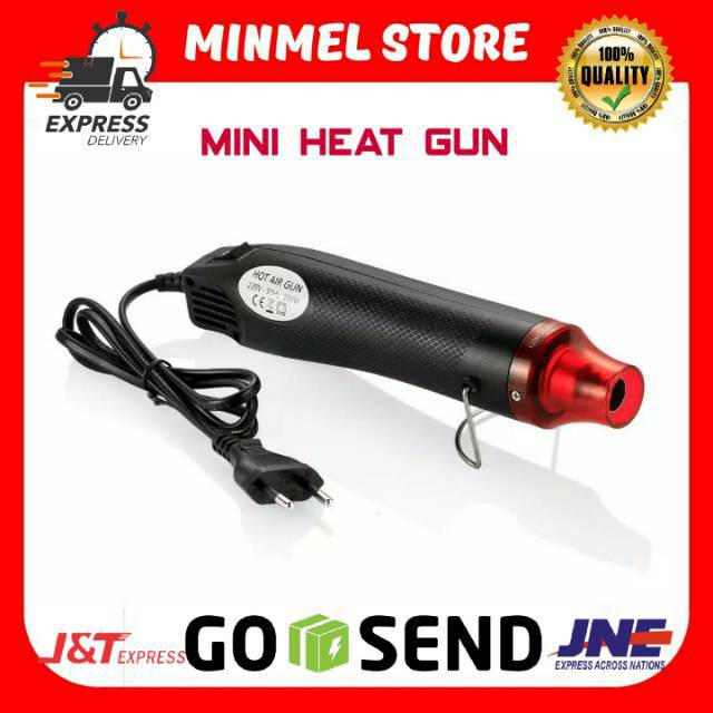 Mini Blower Heat Gun Hot Air Gun 220V 50Hz 300W Alat Pemanas Multifungsi Tembakan Pemanas Vinyl