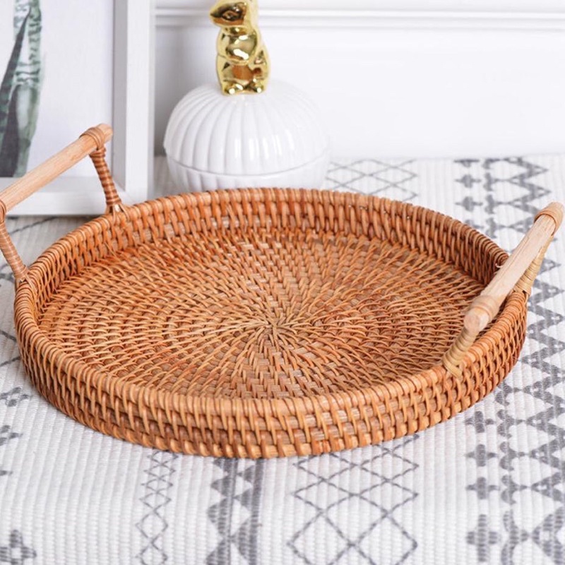 tray nampan rotan handel kotak
