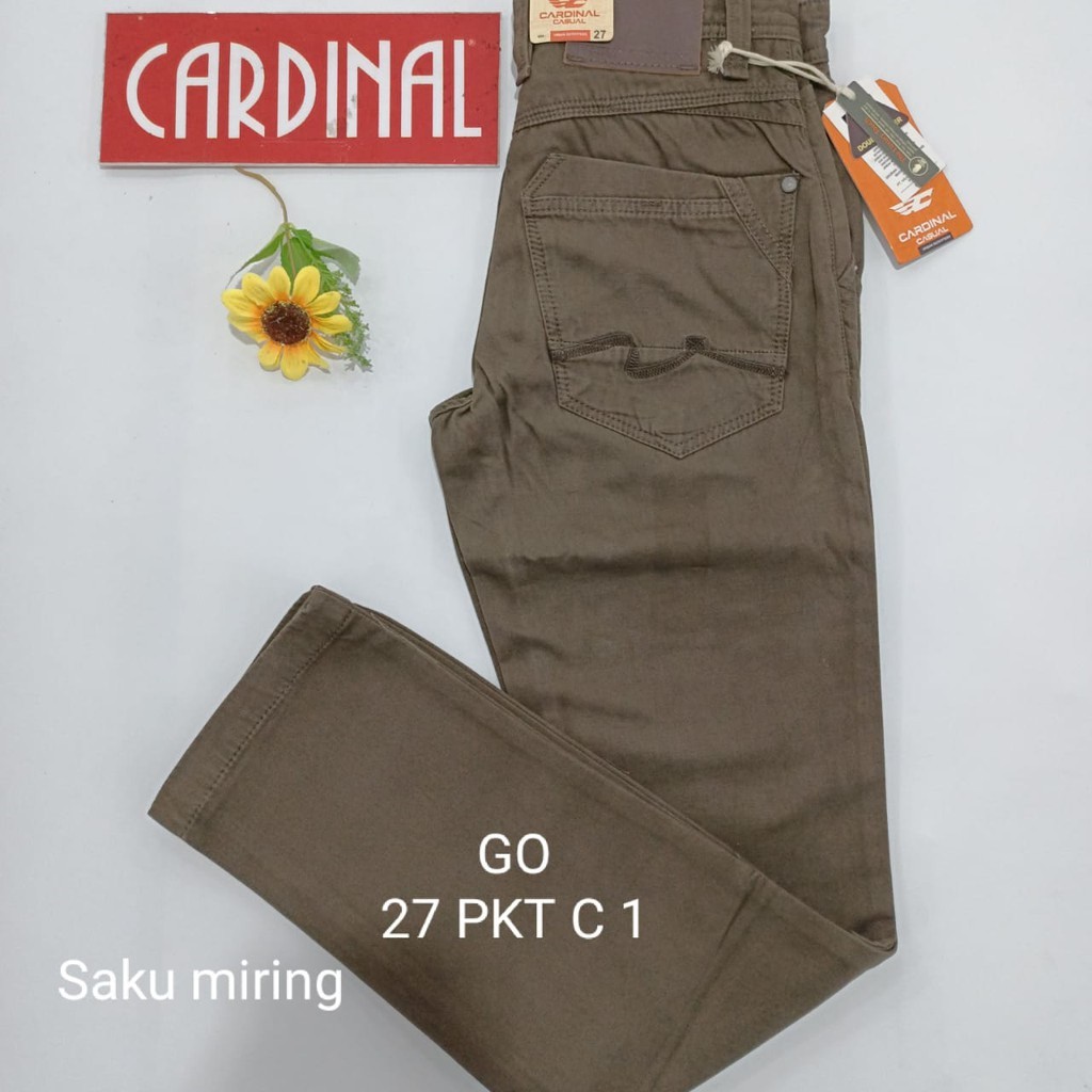BB 27-28 PKT CARDINAL CASUAL CELANA POCKETS PANJANG Pria Fashion Laki Brand Kekinian Celana Chino
