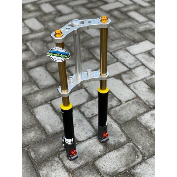 paket set shock skok as 26 gold segitiga bmrt almini PNP cb gl megapro tiger