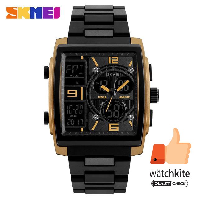 SKMEI 1274 Jam Tangan Pria Digital Analog Tali ABS Anti Air WATCHKITE WKOS