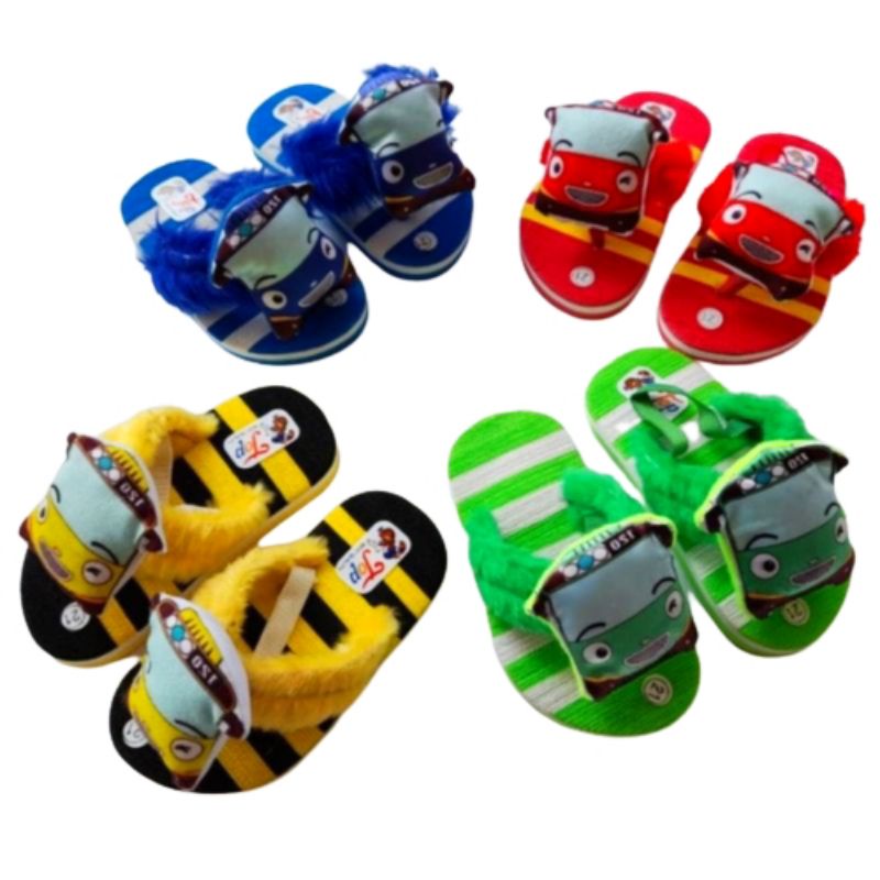 [1-3 TAHUN] Sandal Jepit Anak UNISEX BELANG Sendal anak CEWEK COWOK / SANDAL BABY KIDS BONEKA TAYO / SANDAL PREWALKER BAYI BONEKA TAYO