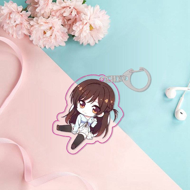 Anime Kanojo Okarishimasu Rent-A-Girlfriend Chizuru Mami Sumi Ruka Keychain Keyring