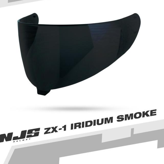 KACA HELM NJS ZX 1 IRIDIUM GOLD VISOR NJS ZX1 ZX-1 VISOR ORIGINAL [SKH.21Jl22a]