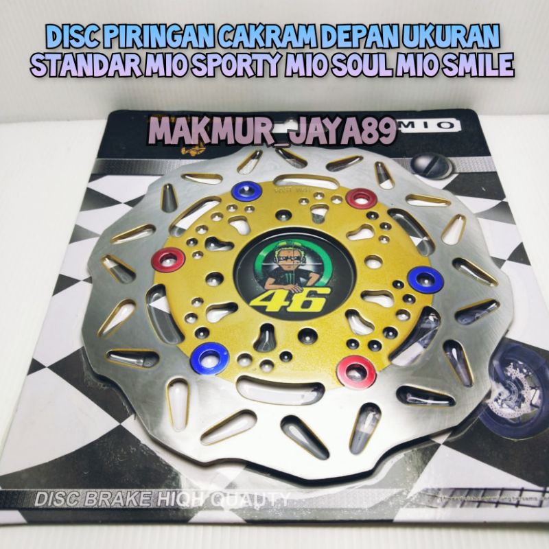 disc piringan cakram depan ukuran standar mio sporty mio soul mio smile